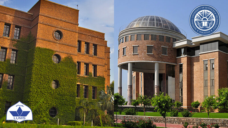 NUST & LUMS ranked in the list of Top 100 Universities of Asia
