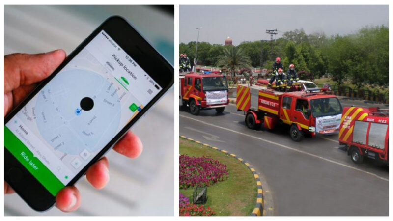 App to call Rescue 1122 fire brigade and ambulance in KPK