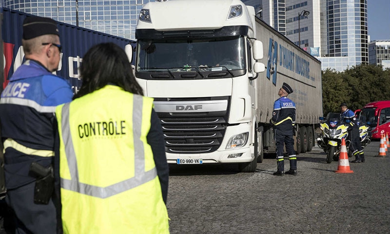 Pakistani migrants found in a lorry in France
