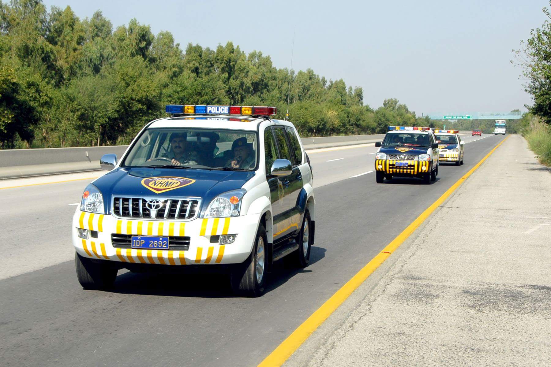 Amended fines ranging from min Rs. 750 to Rs. 10,000 put in place on Motorway