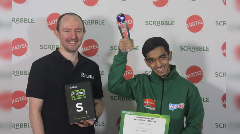 Imad Ali becomes youngest ever junior World Scrabble Champion