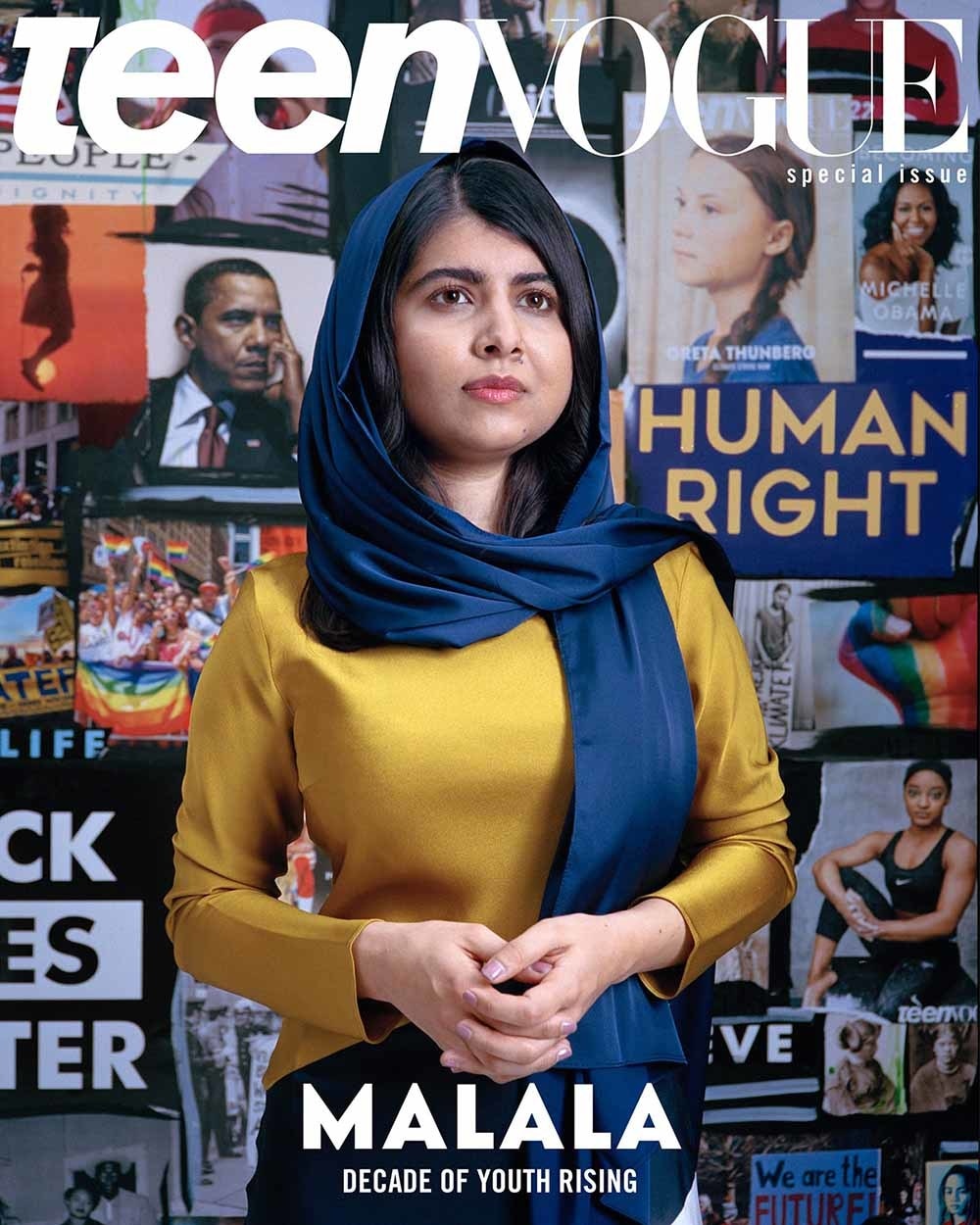 Malala featured on the decade’s final cover of Teen Vogue