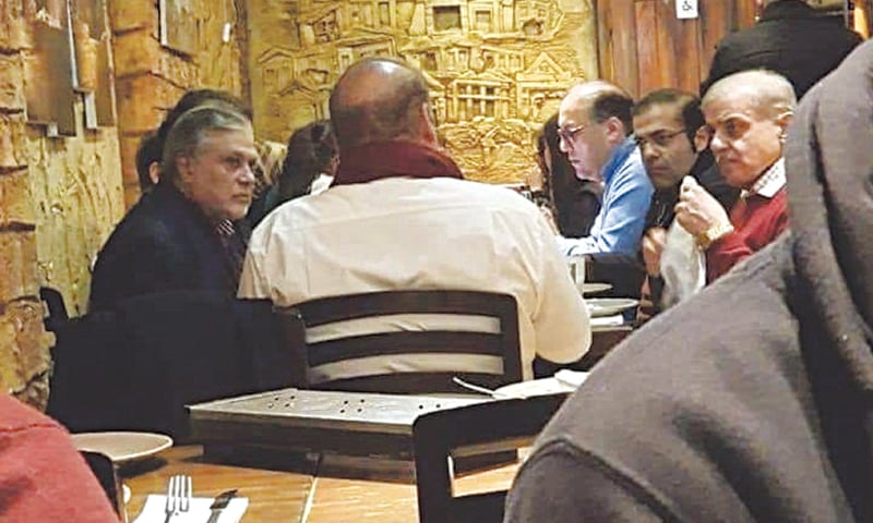 Nawaz’s cafe photo makes PTI skeptical about seriousness of ex-PM’s health