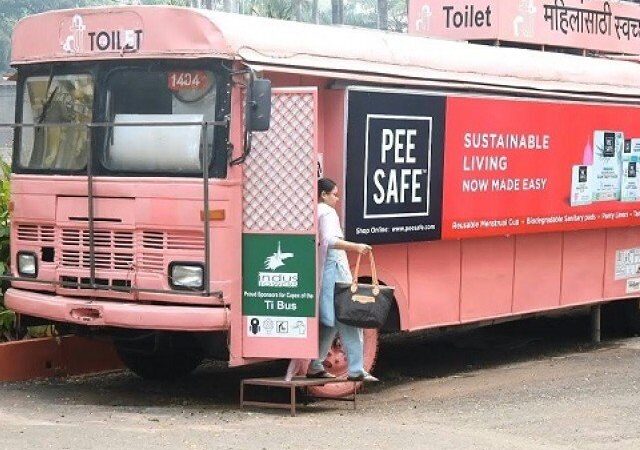 Indian firm turns buses into women's toilets: washroom on wheels