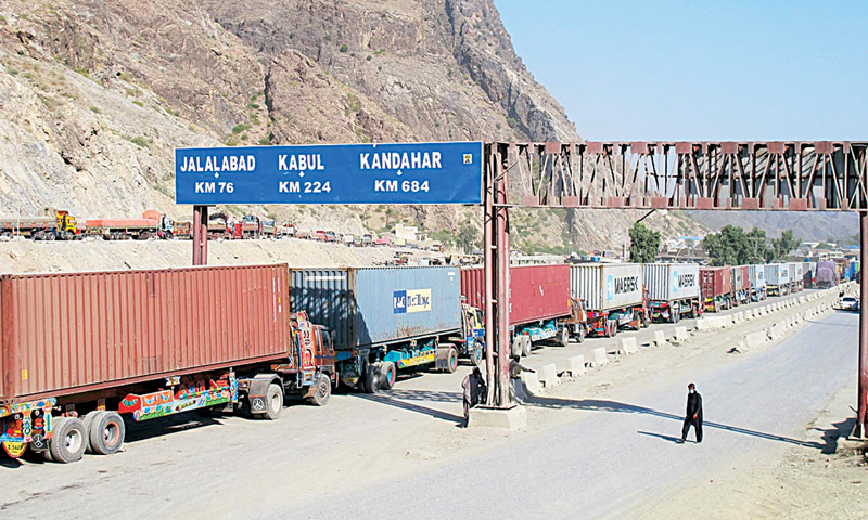 Hundreds of trucks stranded at Torkham