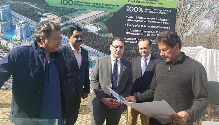 PM Imran launches multi-billion Islamabad Blue Area project
