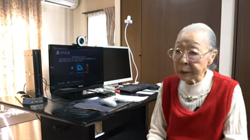 This 90-year-old Japanese woman runs a YouTube gaming channel