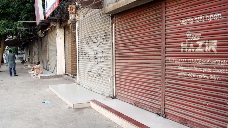 Dozens of shops sealed in Lahore for not following SOPs