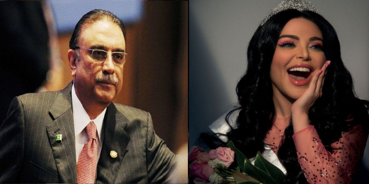 Founder of Huda beauty receives mango crates from Zardari