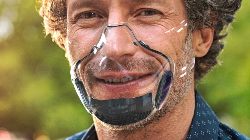 World's first UV powered transparent mask wants people to reconnect safely
