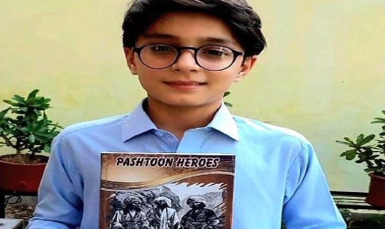 Seventh grader brings to life ‘Pashtoon heroes’ by writing a book