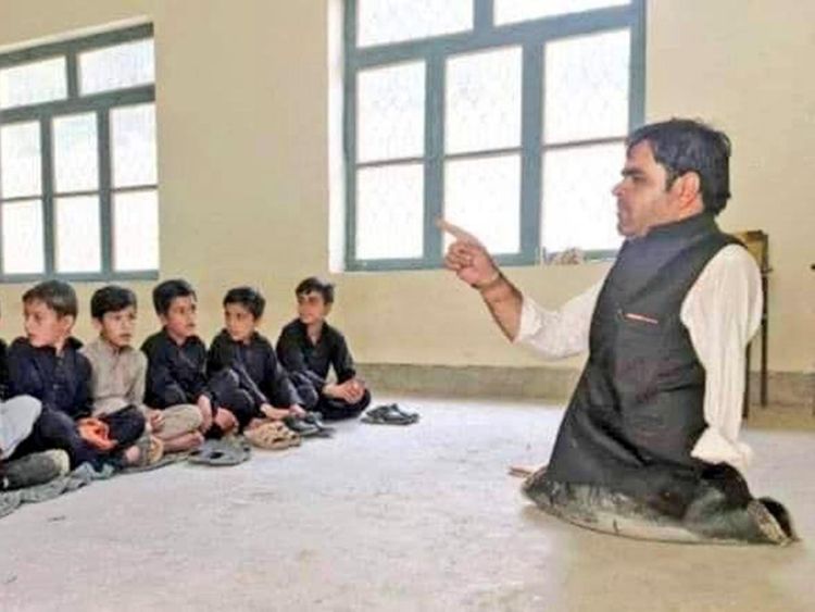 Teacher helps students in tribal areas despite losing both legs in blast in 1999