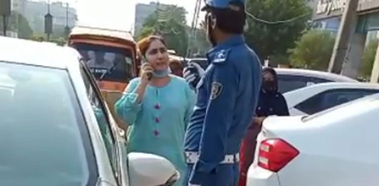 Woman booked for slapping a traffic warden gets bail