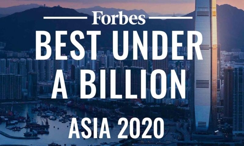Two Pakistani companies make it to Forbes ‘Asia’s Best Under A Billion 2020’ list