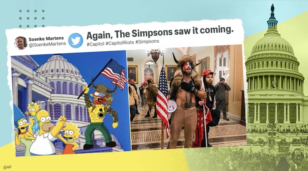 ‘The Simpsons’ apparently predicted the Capitol Hill riots in 1996