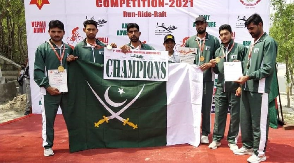 Pakistan Army wins gold medal at International Competition held in Nepal