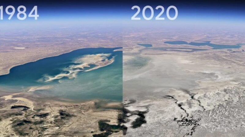 Google Earth's timelapse feature shows shocking snippets of how the Earth has changed in last four decades