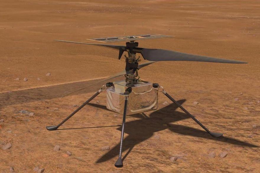 NASA’s robot helicopter makes history with successful takeoff and landing on Mars
