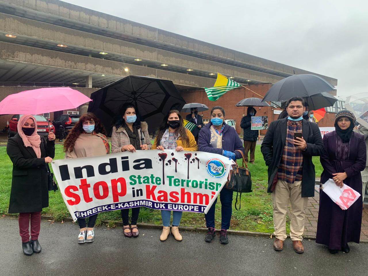 Kashmir Martyrs’ Day protests took place across the UK