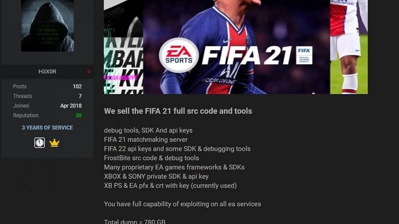 FIFA 21 source code