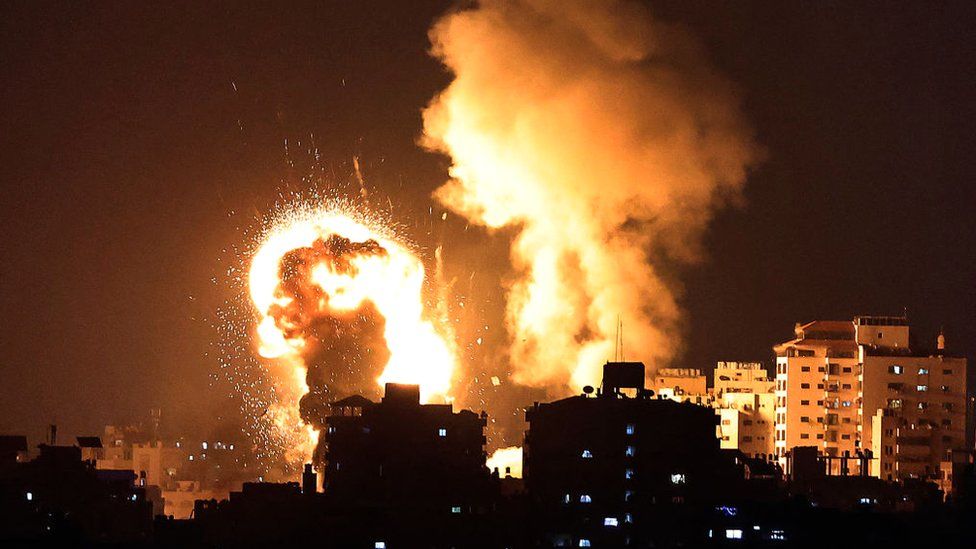 Israel launches airstrikes on Gaza in response to incendiary balloons