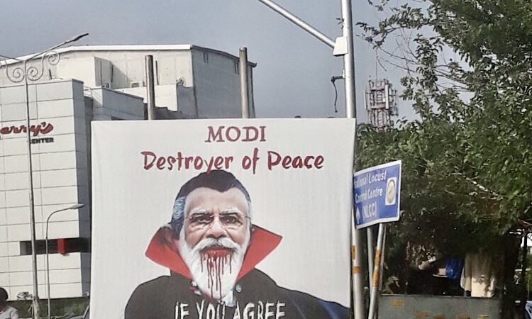 Modi destroyer of peace