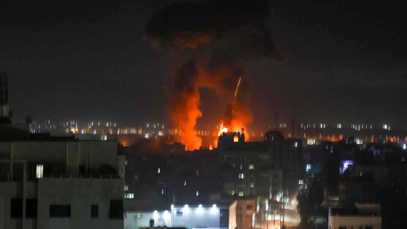 airstrike on Gaza strip