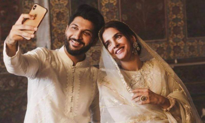 Arrest warrants issued for Saba Qamar and Bilal Saeed for shooting music video in historic Wazir Khan mosque