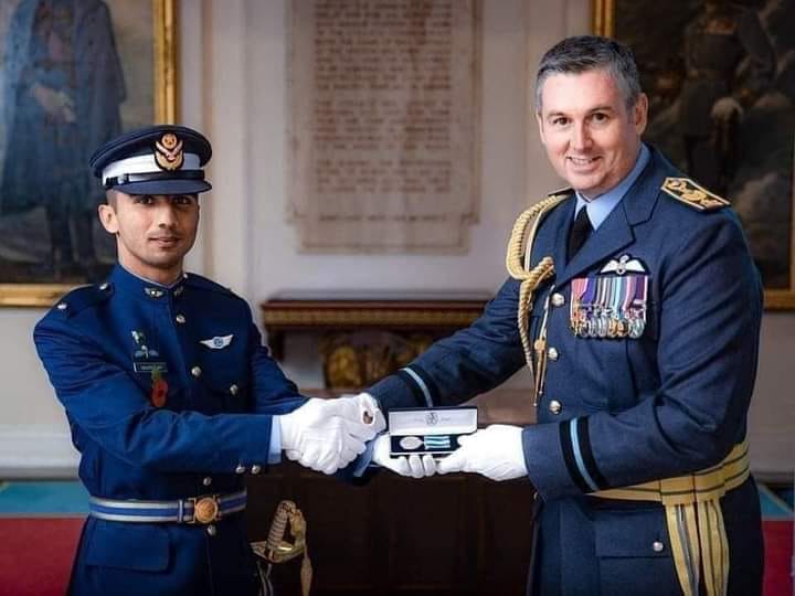 PAF officer receives prestigious Cranwell Medal at Royal Airforce College