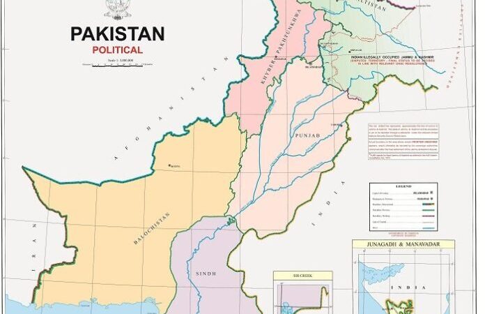 map of Pakistan before 9 pm bulletin