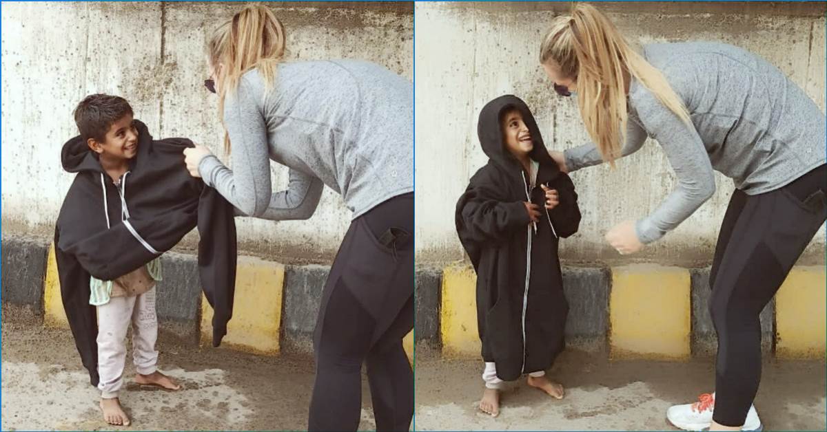 Shaniera Akram distributes warm clothes in Karachi, encourages others to do the same