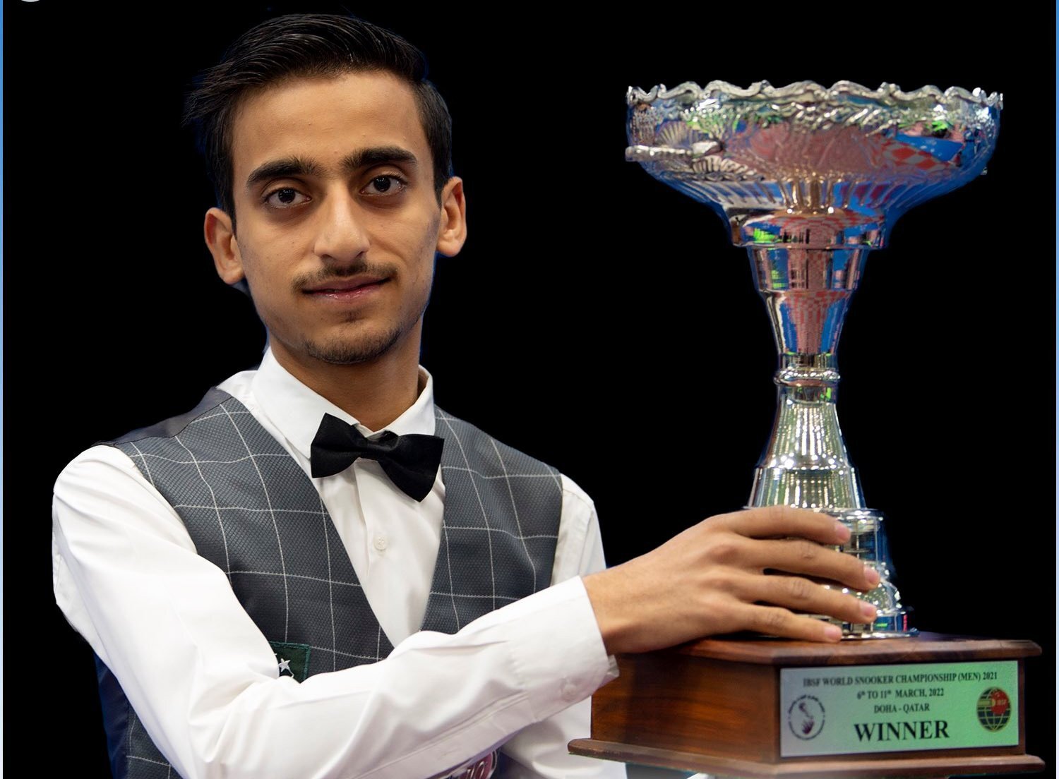 Pakistani teen becomes youngest cueist to win IBSF world championship 