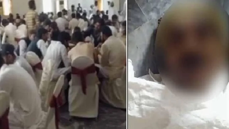 Extremely disturbing video of people enjoying wedding feast after killing rice cracker vendor takes over social media