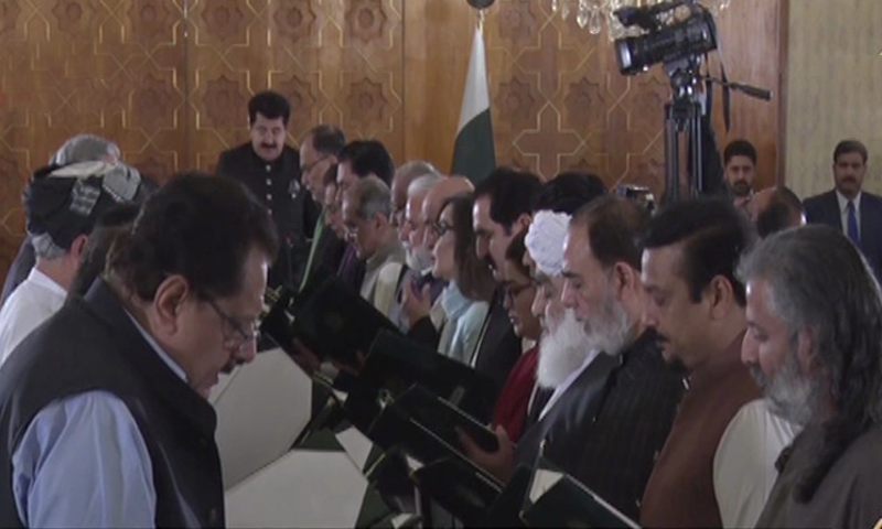 New Prime Minister, Shehbaz Sharif’s 37-member cabinet takes oath