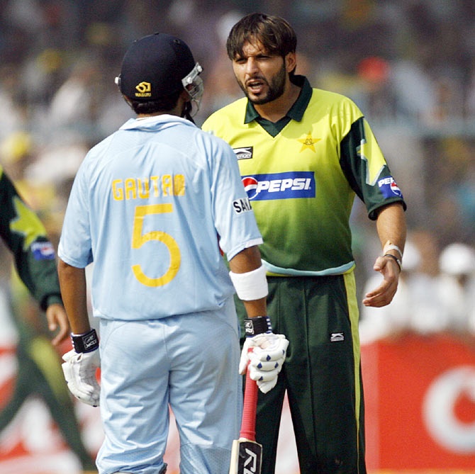 Shahid Afridi’s comments on Gautam Gambhir spark outrage in India