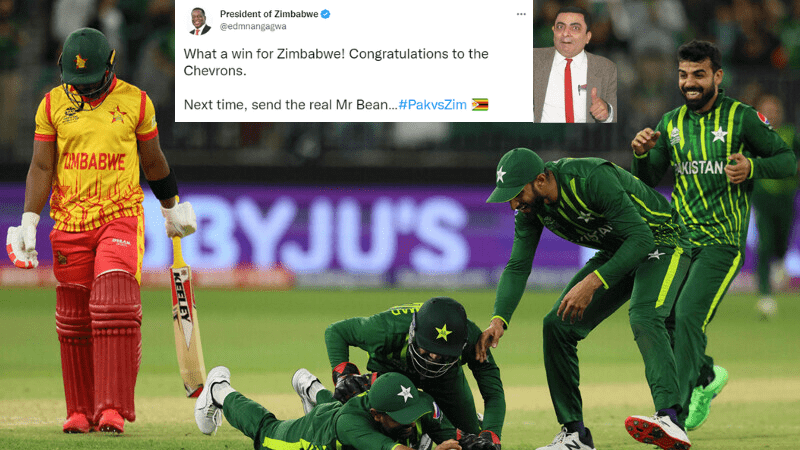 Zimbabwe’s cricket fan’s curse due to fake Mr. Bean leads Pakistan to a major defeat in T20