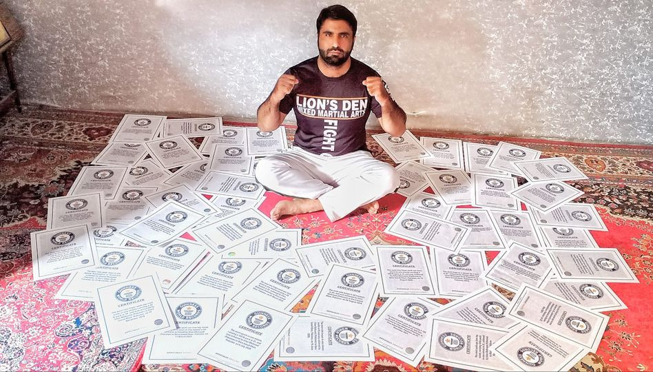 Pakistan’s renowned martial artist records 60th Guinness World Record